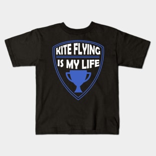 Kite Flying is my Life Gift Kids T-Shirt